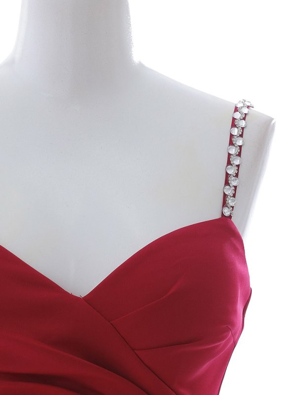 画像37: キャミソールドレス/ノースリーブ/ビジュー/リボンベルト/谷間見せ/背中見せ/ミニドレス/キャバドレス【XS-Lサイズ/4カラー】[OF03] 【YN】dzj (37)