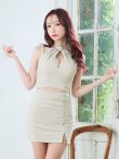画像19: 再入荷！セットアップラメドレス/ホルターネック/ビジュー/スリット/ボタン/タイト/アメスリ/アメリカンスリーブ/ミニドレス/ キャバドレス【XS-Mサイズ/4カラー】[OF03-X] 【YN】dzw (19)