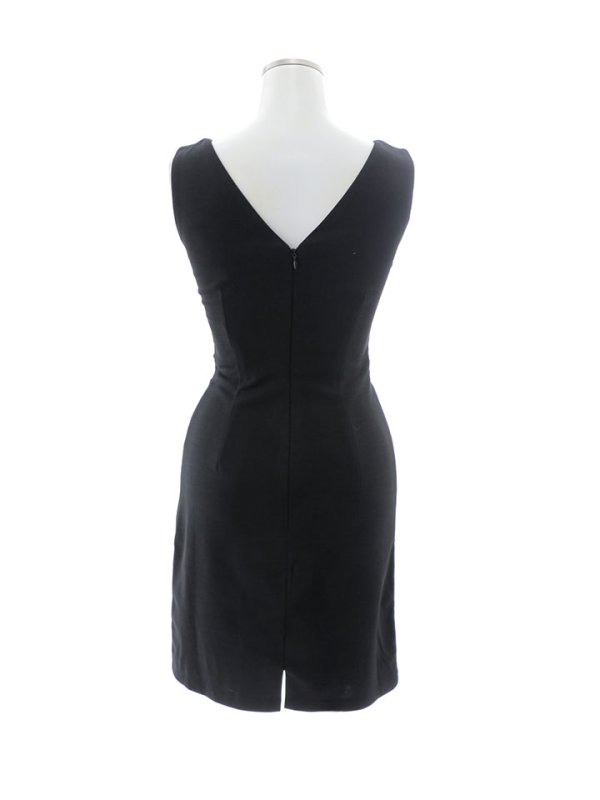 画像18: 送料無料！ツイストデコルテドレス/ビジュー/ノースリーブ/オープンカット/シアー/スリット/透け/谷間見せ/背中見せ/無地/ストレッチ/ミニドレス/キャバドレス【XS-Mサイズ/2カラー】[OF03] 【YN】dzj【一部予約商品/1月中旬発送予定】 (18)