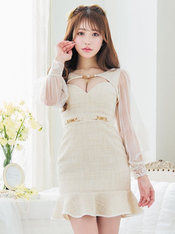 モデル：かるあ　身長：156cm　着用サイズ：Sサイズ