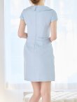 画像6: ジャケットワンピ/ベルト/トレンチ/谷間見せ/背中隠し/ミニドレス/キャバドレス【S-Lサイズ/1カラー】[OF03] 【YN】dzw (6)