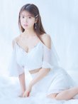 画像11: シフォンセットアップドレス/谷間見せ/背中見せ/キャミソール/キャバドレス/ミニドレス【XS-Mサイズ/2カラー】[OF03-U] 【YN】dzj (11)