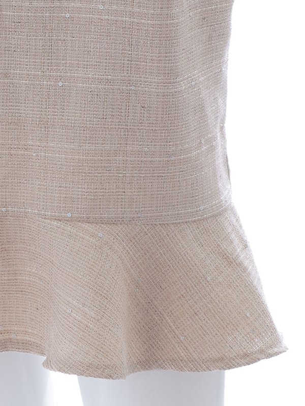 画像16: SALE!韓国っぽ切り替えシャツドレス/ツイード/ウエストマークベルト/ボタン/谷間見せ/背中隠し/ミニドレス/キャバドレス【S-Lサイズ/1カラー】[OF03-U] 【YN】dzw (16)