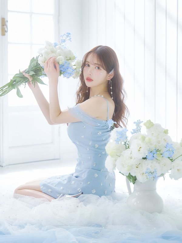 画像19: 【送料無料!】新色登場！オフショルワンピースドレス/パール/スパンコール/谷間見せ/背中見せ/Aライン/ミニドレス /キャバドレス【XS-Lサイズ/3カラー】[OF03-X] 【YN】dzc (19)