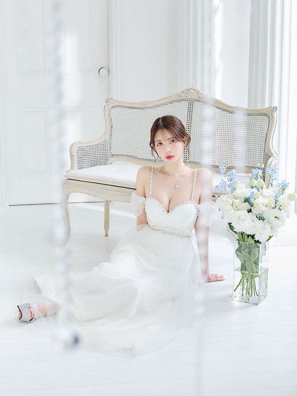 画像13: 【送料無料！】オープンショルダードレス/スパンコール/ビジュー/チュール/切り替え/キャミソール/フレアー/ロングドレス/キャバドレス【XS-Lサイズ/2カラー】[OF03] 【YN】dzc (13)