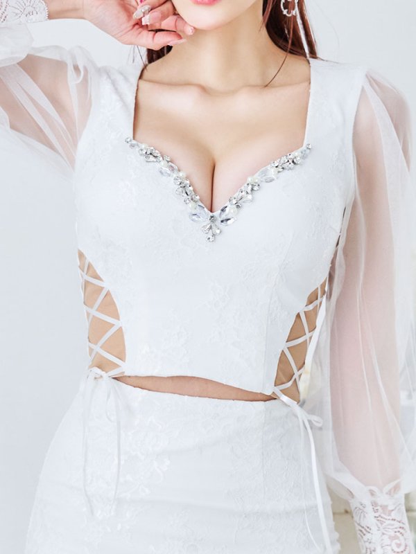 モデル：真優川咲　身長：159cm　着用サイズ：Sサイズ