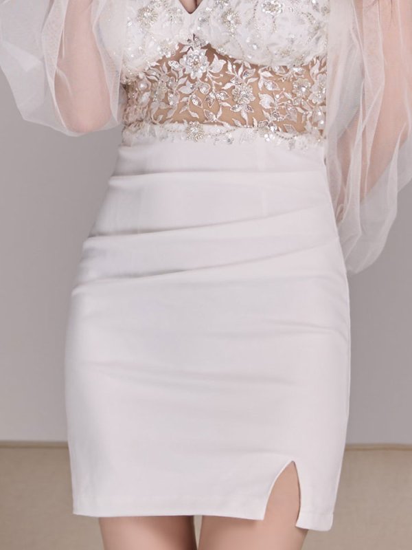 モデル：ゆめ　身長：160cm　着用サイズ：Sサイズ