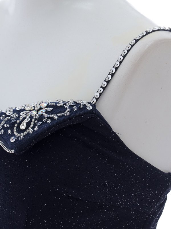 画像15: 【送料無料!】フロントジップラメドレス/ワンカラー/ビジュー/キャミソール/谷間見せ/背中見せ/ミニドレス/キャバドレス【XS-Mサイズ/1カラー】[OF03] (15)