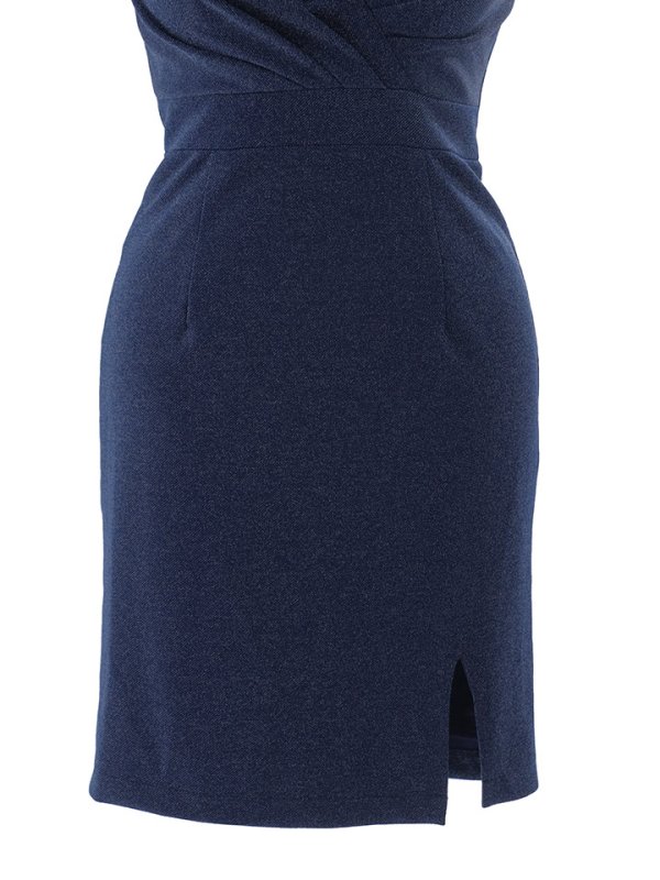 画像16: 【即日発送】送料無料！グリッターラメミニドレス/キャミ/スリット/谷間見せ/背中見せ/タイト/ミニドレス/キャバドレス 【XS-Mサイズ/1カラー】[OF03] 【YN】dzj (16)