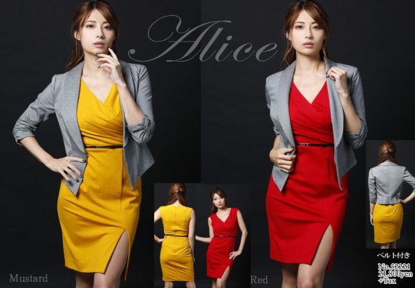 画像8: 値下げ!【高級ドレスSALE】タイト/ ワンピース/ セットアップ/ ミディアム丈/ミニドレス/ キャバドレス (8)