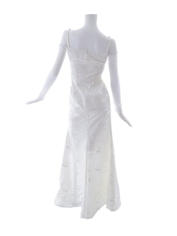 画像16: 【送料無料！】刺繍スパンコールドレス/パール/キャミ/チュール/スリット/谷間見せ/背中見せ/ロングドレス/キャバドレス【S-Lサイズ/2カラー】[OF03] 【YN】dzc (16)