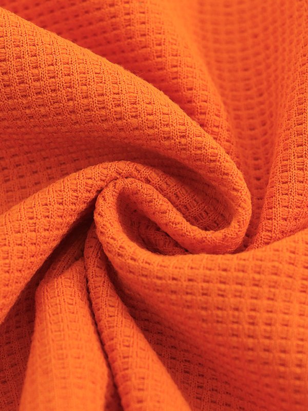 画像18: ワッフルテラコッタドレス/ジップアップ/ボリューム袖/オープンカット/谷間見せ/背中隠し/ミニドレス/キャバドレス【XS-XLサイズ/1カラー】[OF03] 【YN】dzwg (18)