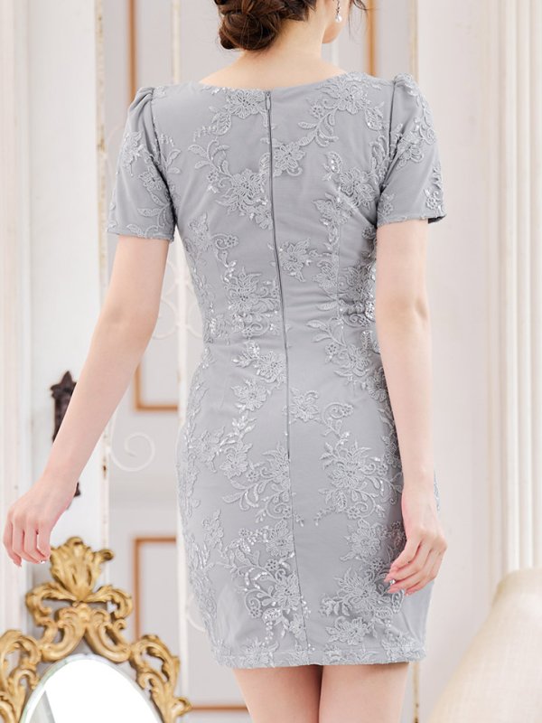 画像9: 【送料無料!】ウエストカットミニドレス/チェーン/谷間見せ/背中隠し/ミニドレス/キャバドレス【YN】【XS-XLサイズ/4カラー】[OF03] 【YN】dzwg (9)