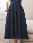 画像6: 【送料無料！】【sifeel/シフィール】シースルーチュールワンピース/半袖/襟付き/パールボタン/谷間見せ/背中隠し/ミディアムドレス/キャバドレス【S-Lサイズ/1カラー】[OF03] 【YN】dzw (6)