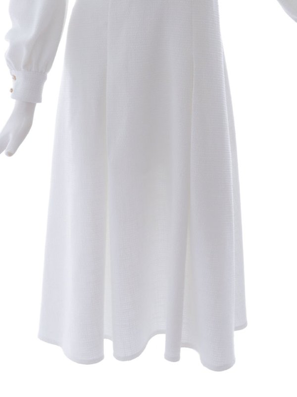 画像29: 【送料無料！】【sifeel/シフィール】ロングスリーブワンピースドレス/ツイード/襟付き/ベルト/ミディアムドレス/キャバドレス【S-Lサイズ/2カラー】[OF03] 【YN】dzj (29)