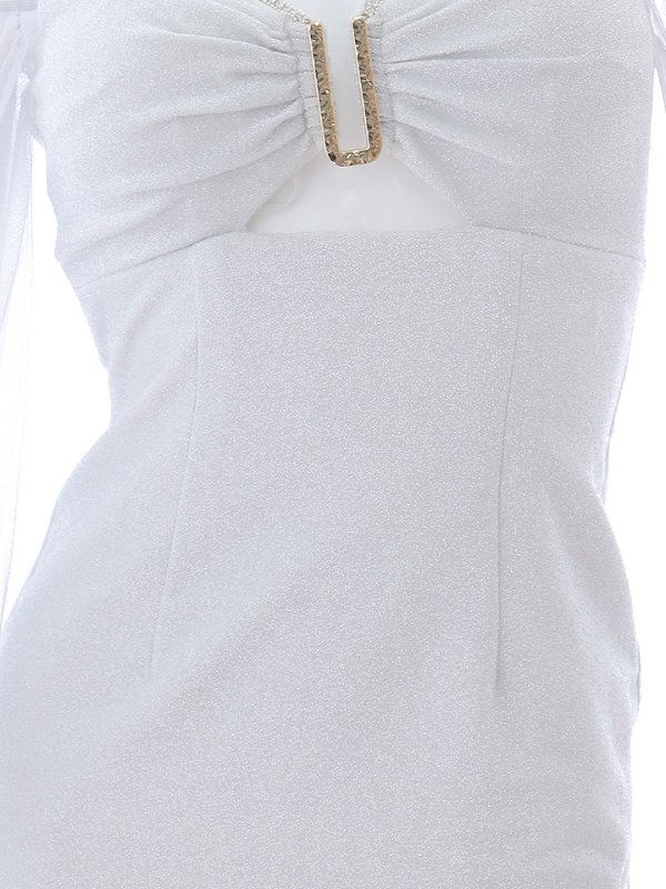 画像15: 【即日発送！】シアースリーブラメロングドレス/オフショル/キャミ/無地/ストレッチ/ビジュー /スリット/谷間見せ/背中見せ/タイト/ロングドレス/キャバドレス【S-Lサイズ/1カラー】[OF03] 【YN】dzw (15)