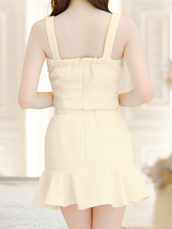 画像13: 【送料無料！】リボンセットアップミニドレス/キャバドレス【XS-Mサイズ/2カラー】[OF03] 【YN】dzcs (13)