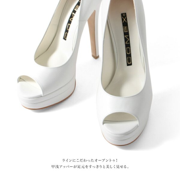 画像8: 【COMEX】 6color/ 14cmヒール/ オープントゥパンプス[OF02] (8)