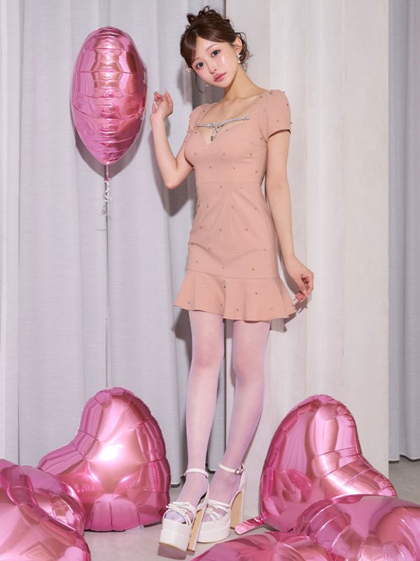 モデル：かるあ　身長：156cm　着用サイズ：Sサイズ