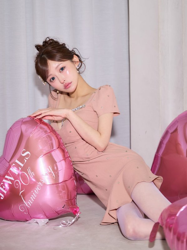 モデル：かるあ　身長：156cm　着用サイズ：Sサイズ