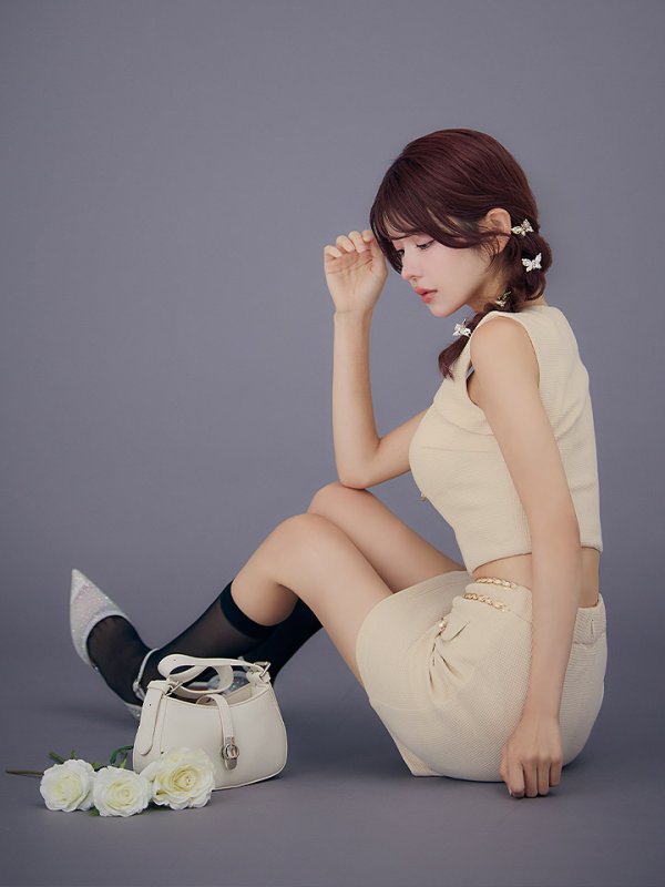 モデル：まりん　身長：163cm　着用サイズ：Sサイズ