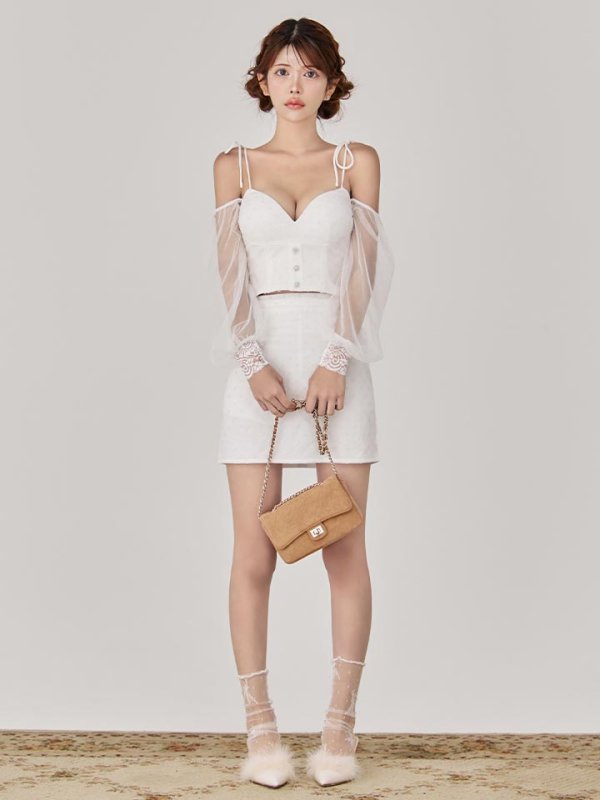 モデル：まりん　身長：163cm　着用サイズ：Sサイズ