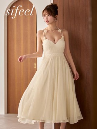 JEWELS ビジューフレアワンピースドレス キャバドレス ドレス/JEWELS】ワンピースドレス-フレアスカート - ドレス