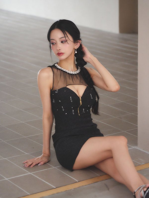 モデル:まおちゃる 身長:157cm 着用サイズ:Sサイズ