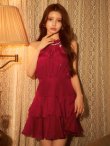 ワインレッド モデル：ももか　身長：156cm　着用サイズ：Sサイズ