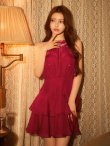 ワインレッド モデル：ももか　身長：156cm　着用サイズ：Sサイズ