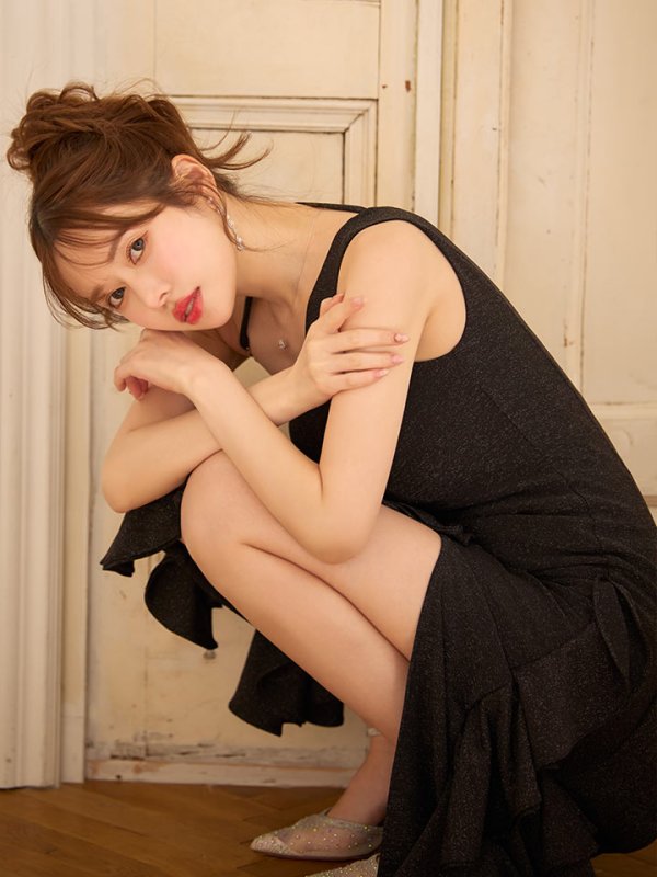 モデル：ゆめ　身長：160cm　着用サイズ：Sサイズ