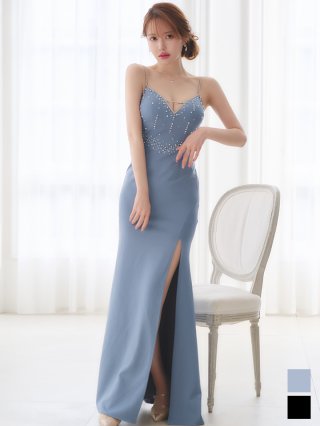 ブルー(青) ロングドレス一覧 | キャバドレスの通販なら JEWELS