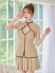 ベージュ　モデル：ゆめ　身長：160cm　着用サイズ：Sサイズ