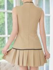 ベージュ　モデル：ゆめ　身長：160cm　着用サイズ：Sサイズ