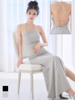 jewels シルバー スリット入り フィット＆フレアドレス ワンカラー シルバー(銀) ドレス一覧 | キャバドレスの通販なら JEWELS