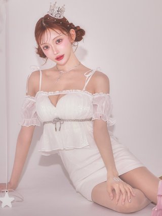 ワンカラー：ホワイト(白) ドレスドレス一覧 | キャバドレスの通販なら