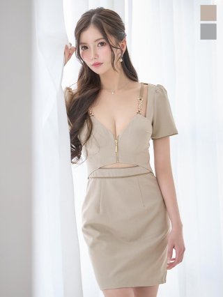 ベージュ(薄茶) ミニドレス一覧 | キャバドレスの通販なら JEWELS