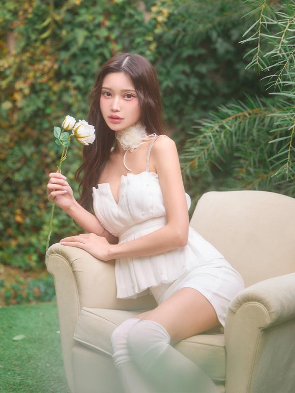 モデル：るりぴ　身長：165cm　着用サイズ：Sサイズ