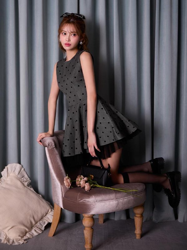 モデル：るりぴ　身長：165cm　着用サイズ：Sサイズ