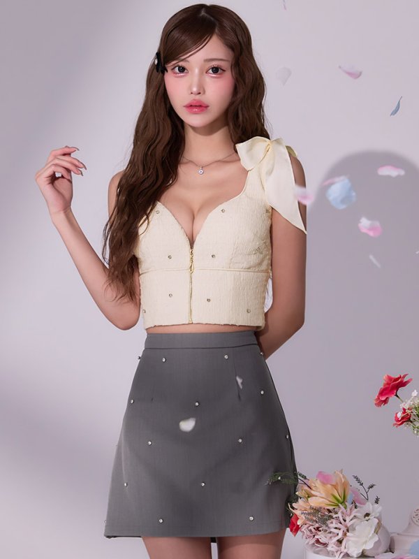 モデル：るりぴ　身長：165cm　着用サイズ：Sサイズ