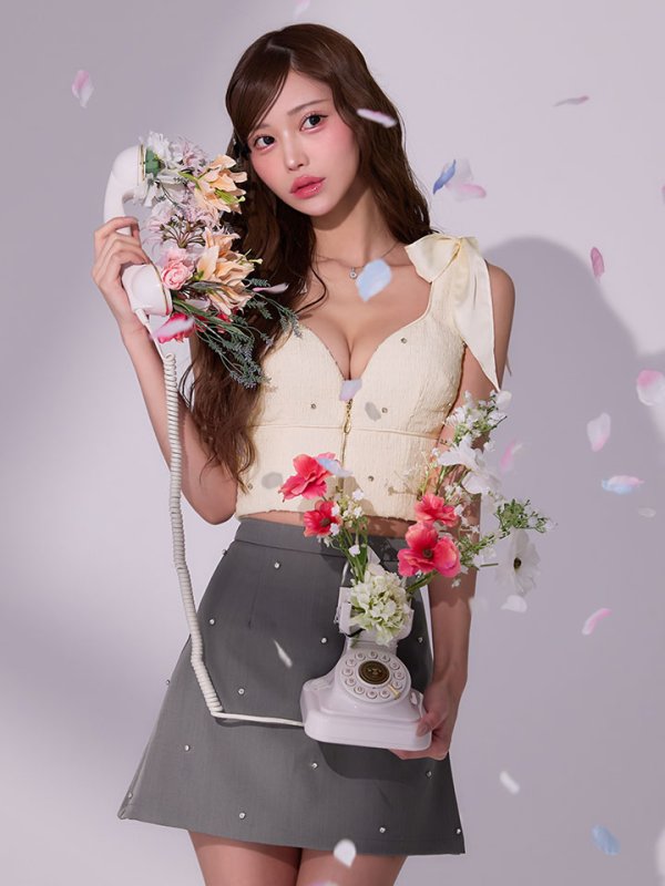 モデル：るりぴ　身長：165cm　着用サイズ：Sサイズ