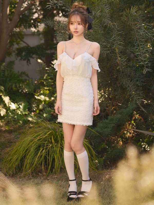 モデル：ゆめ　身長：160cm　着用サイズ：Sサイズ