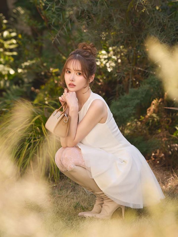 モデル：ゆめ　身長：160cm　着用サイズ：Sサイズ