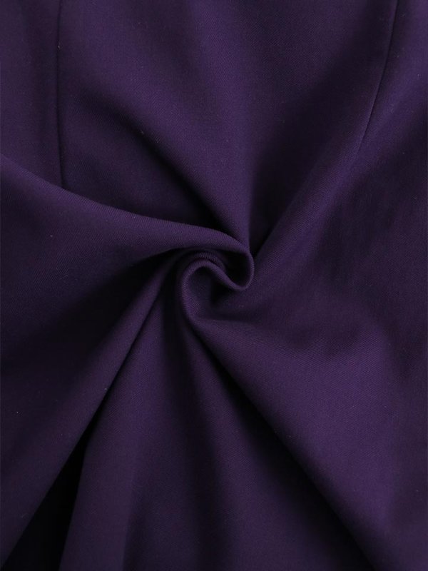 パープル スーツ生地
