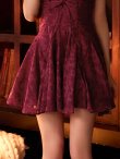 ワインレッド モデル：るりぴ　身長：165cm　着用サイズ：Sサイズ