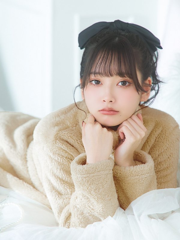 画像7: 【SALE】【ルームウェア】もこもこ/ パールボタン/ ハイネック/ 長袖/ ポケット付き/ パンツ/ セットアップ/ ルームウエア[HC02] (7)