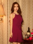 ワインレッド　モデル：ももか　身長：156cm　着用サイズ：Sサイズ