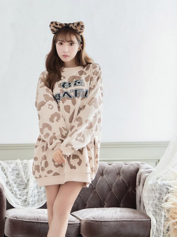 画像10: 【SALE!!】【即日発送】ヒョウトレーナー/アニマルコスプレ【sugar nineハロウィンコスプレ2点セット】【Fサイズ/1カラー】【OF01】 (10)