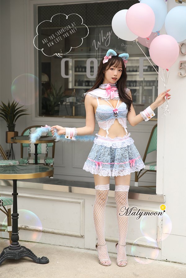 画像7: 【即日発送】キャットセーラー《ハロウィンコスプレ7点セット》【Dreamy Doll/ドリーミードール】【フリーサイズ/2カラー】[HC03] (7)