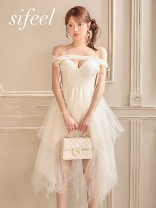 sifeel パールロングドレス　ホワイトタグ付き SIFEEL(シフィール) ワンピース一覧| キャバドレスの通販なら JEWELS